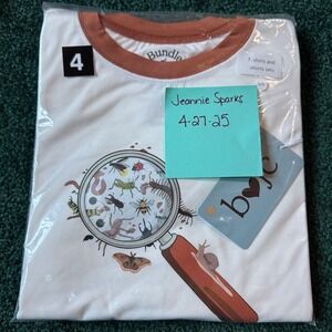 Bundle of Joy bamboo shirt and shirt set. Bugs. Size‎ 5/6